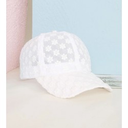 قبعة بيسبول مطرزة زهر